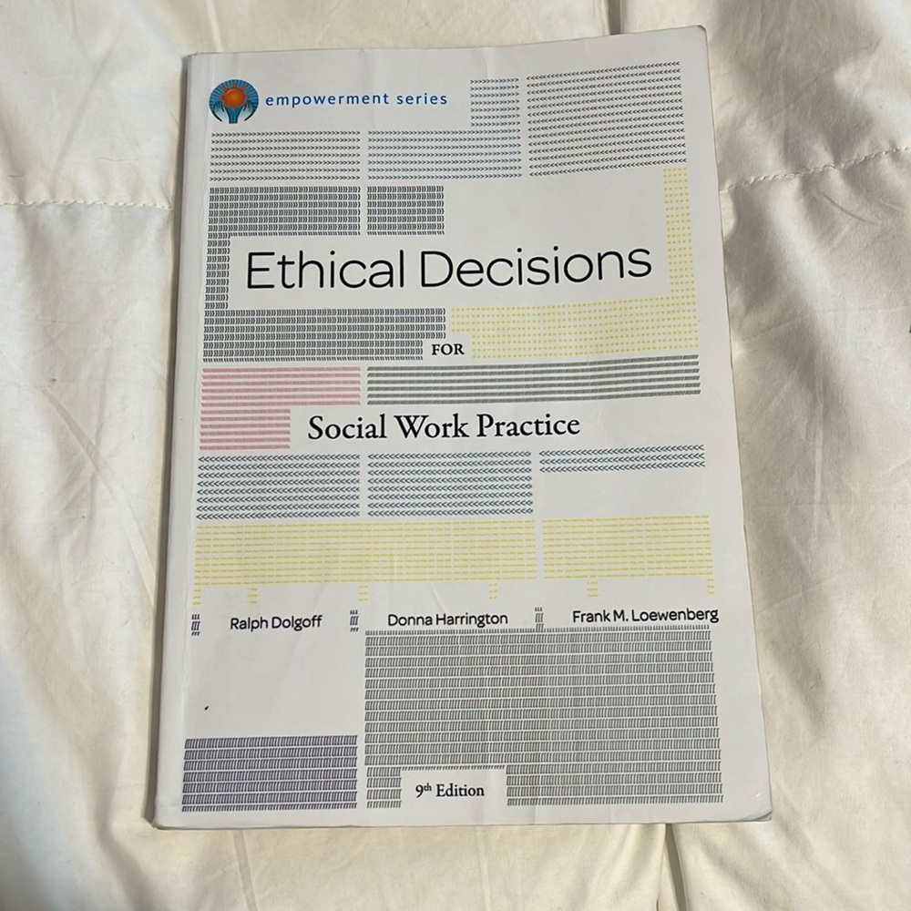 COPY - Ethical Decisions for Social Work Practice